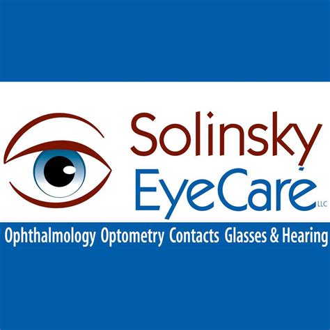 Solinsky eyecare llc - 281 Hartford Turnpike. #306. Vernon, CT 06066. Phone: (860) 858-6148. Phone: (203) 295-7857. 1120-B Main St. Phone: (860) 423-1619. At Solinsky EyeCare in Hartford, CT we provide top-notch eye care services. Take a look at what our patients have to say about their experiences.